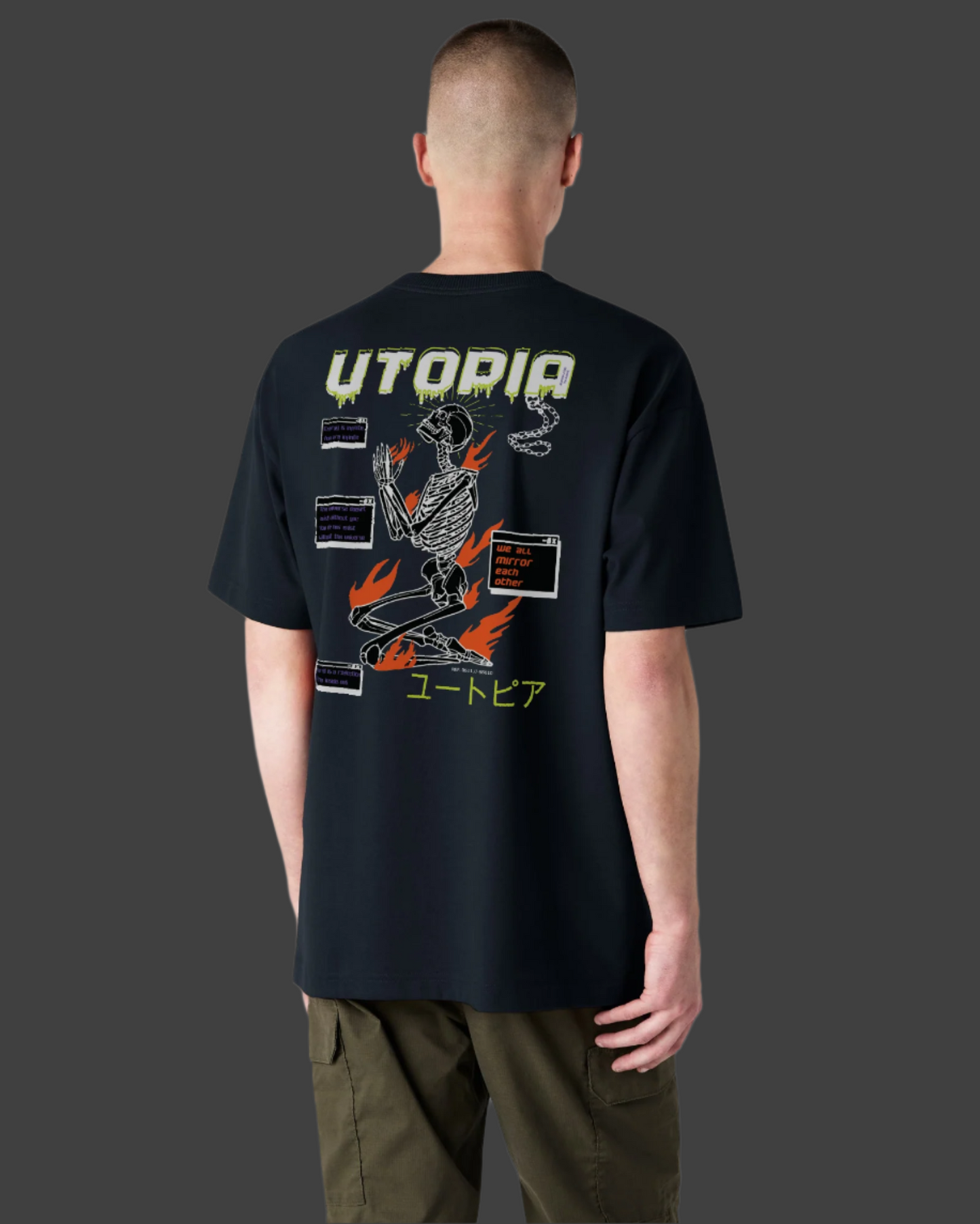 - INFINITE UTOPIA – A Cosmic Reflection in Flames