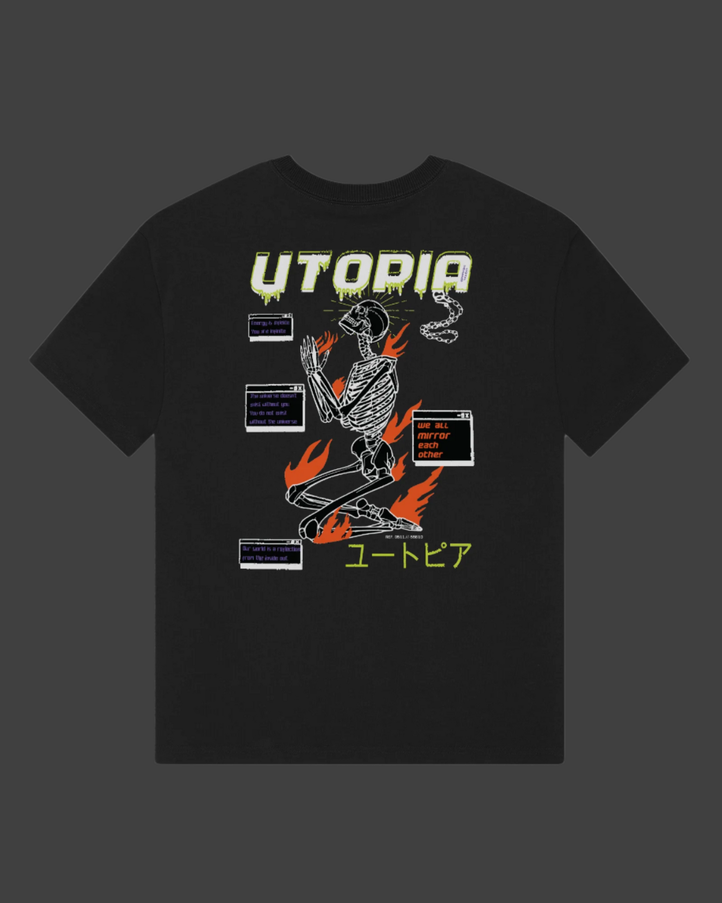 - INFINITE UTOPIA – A Cosmic Reflection in Flames